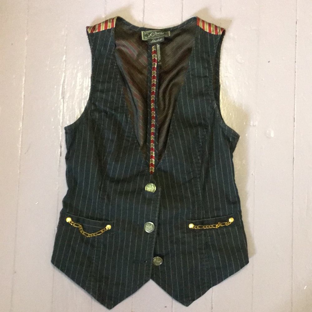 XS Pinstripe vest